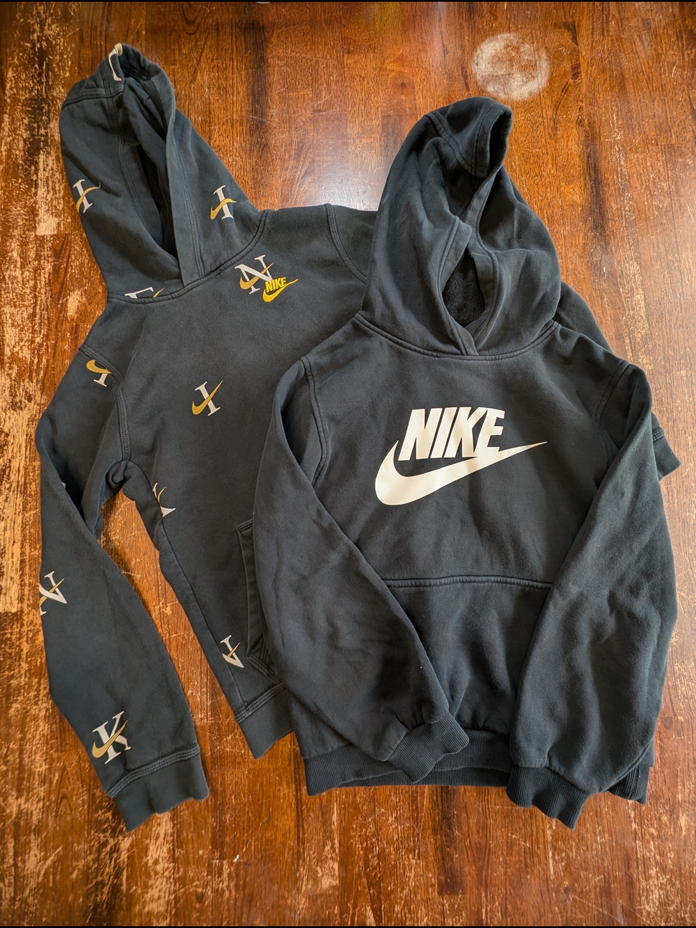 Nike Youth Hoodie Bundle of 2 Sweatshirts Black Large Athletics Activewear